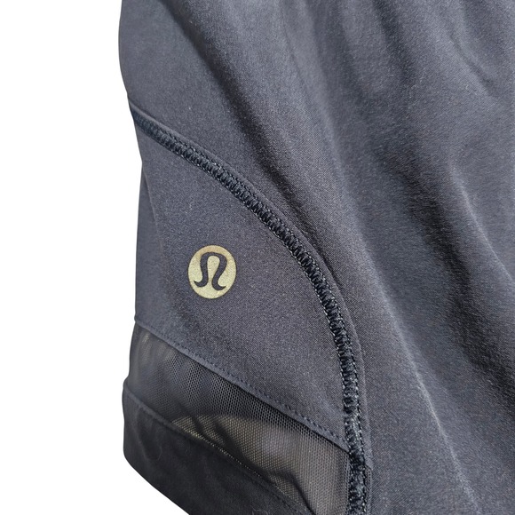 Lululemon Pace Perfect Short 3" Size 2 in Midnight Navy Running Gym Workout - Picture 4 of 8